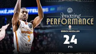 Errick McCollum (24 PTS) | Player Highlights | VILN v GSM | #BasketballCL 2025-26