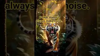 Power doesn&rsquo;t always make noise.  Silence is the loudest warning.  #Shorts #Tiger #DetiTripura