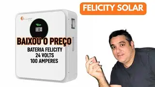 PRE&Ccedil;O DESPENCOU! ⚡ Bateria Felicity Solar 24V 100Ah: A Oportunidade &Eacute; AGORA ou NUNCA!
