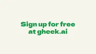 Gheek AI Demo | Photography Workshops