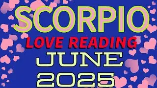 SCORPIO TWIN FLAME LOVE READING: YOUR PERSON LAYS EVERYTHING ON THE TABLE! JUNE 2025