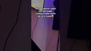 This Sacramento rapper and self taught producers set up is insane! pt 1 #rap #producer #studiosetup