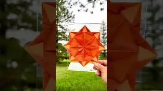 Origami Windows Stars #origamimaniacs #origami #origamistar