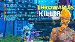 THROWABLES killer ☠️ Grenade master | Bgmi 3.4.update full aggressive gameplay #bgmi #pubgmobile