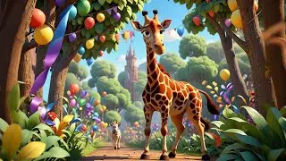The Giraffe&rsquo;s Tallest Hat 🦒🎩 | Fun Animal Story for Kids | Preschool Learning Adventure