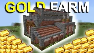 AESTHETIC GOLD FARM Minecraft Bedrock 1.21+ (MCPE/Xbox/PS4/Nintendo Switch/Windows10)