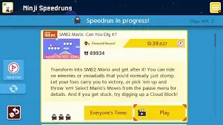 Super Mario Maker 2 Ninji Speedrun-SMB2 Mario: Can You Dig It?
