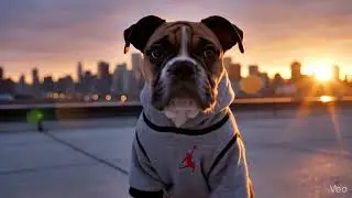 Sporty Pup Energy 🥊#boxerdog #cuteanimals #the_artof_ai 