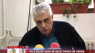 NU E DELOC UŞOR SĂ OBŢII PENSIE DE URMAŞ 21 ian