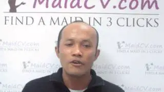 MaidCV.com - Interview of Alvin Guinto - Filipino Houseboy