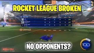 ROCKET LEAGUE RANKED MATCH WITHOUT OPPONENTS
