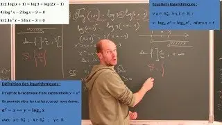 équations logarithmiques