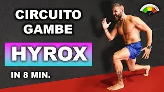 GAMBE FORTI A CORPO LIBERO IN 8 MINUTI