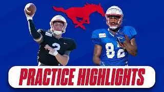 SMU Football Fall Camp Day 15 Highlights: Mustangs practice before off day