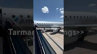 Tarmac boardings are the best#aviation #american #airport