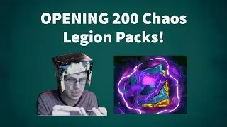 OPENING 200 Chaos Legion Packs On Splinterlands - HOW MANY GFL!?!?