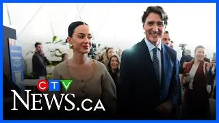Justin Trudeau and Katy Perry attend World Economic Forum