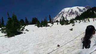 Outside Paradise Visitor Center (Mt. Rainier National Park) (June 2016)