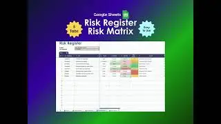 Risk Register and Risk Matrix - Google Sheets