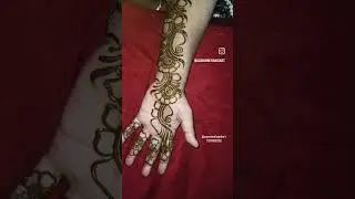 Today's beautiful arebic mehndi designs tutorial for students 🥰🥰🥰#heena#mehmdi #viralshort