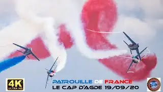 PATROUILLE DE FRANCE DEMO LE CAP D AGDE 19 Sept 2020