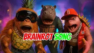 BRAINROT x BRR BRR PATAPIN x  SHIMPANZINI BANANINI RAP  |  BRAINROT SONG | OFFICIAL MUSIC VIDEO