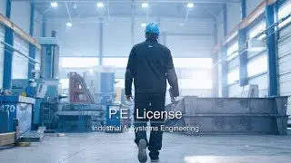 Industrial Engineering&mdash;P.E. License