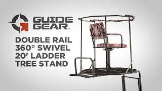 Guide Gear Double Rail 360&deg; Swivel 20 Ladder Tree Stand
