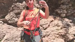 Atar cuerda al arn&eacute;s de escalada - Nudo de ocho