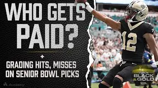 Who Gets Paid? Breaking down Saints offseason contract decisions + Senior Bowl hits & misses