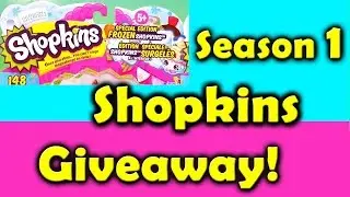 Shopkins Season 1 5 Pack Giveaway! Shopkin Videos inspired by pstoyreviews