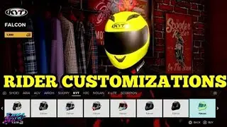 RIDE 3 CUSTOMIZATIONS, Helmets, Gloves, Jackets, Suits, Boots etc