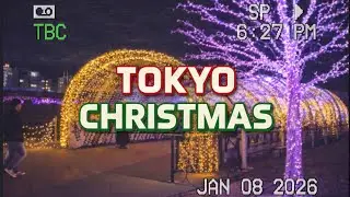 Tokyo Christmas Lights 2026 🎄🇯🇵 | Retro VHS Night Walk Through Japan 