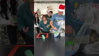 Christmas Saran Wrap Ball Challenge!