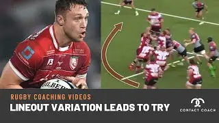 Rugby Coaching: Gloucester Lineout Play Variation