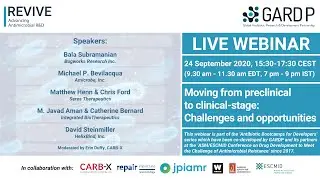 Moving from preclinical to clinical-stage: Challenges & opportunities