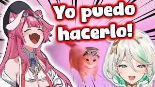 Cecilia no puede parar de reír con la imitación de Raora