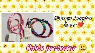 Charger Cable Protector| By Macrame Cord | 😀🧶|#macramecreation #charger #cover