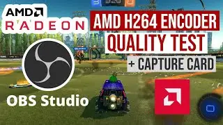 OBS using AMD H264 encoder CQP 22 1080p 60fps Recording TEST Gameplay + Mirabox Capture Card Review