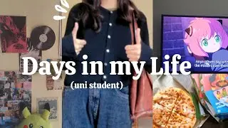 🎧 Uni Vlog : new semester, watching anime, notes taking etc 🌷