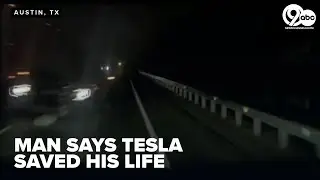 Driver says Tesla FSD saved his life