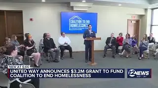 United Way announces $3.2M grant to fund coalition to end homelessness