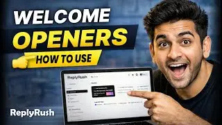 ReplyRush Welcome Openers Tutorial | Automate Your Instagram & Facebook DMs Instantly