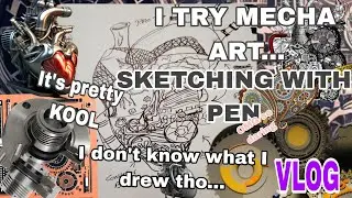 Mechanical Art| Had no clue what I was doing, I was just doing it!| ART Vlog