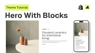 How to add a BEAUTIFUL hero with text section to any Shopify theme (2026)