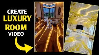 How To Create Make Luxury Room Interier Timelapse Video With Ai (Free 100% )