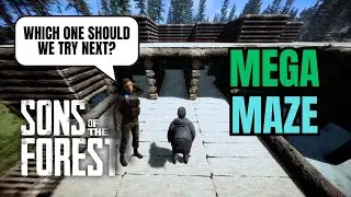 I Built a Mega Maze in Sons of the Forest
