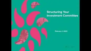 Structuring An Investment Committee