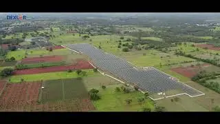 Dexler Energy | Solar power plant drone shoot | Chamarajanagara 4K