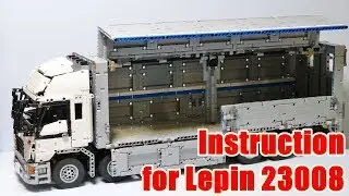 Instruction For Lepin 23008 Wing Body Truck Part 1